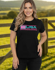 T-shirt Feminino 2k Usa Estampado 2k Jeans Country