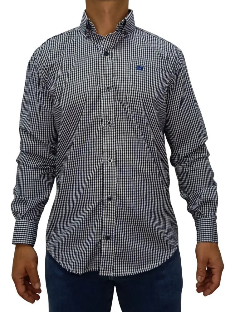 Camisa Country Xadrez Masculina Manga Longa 2k Jeans