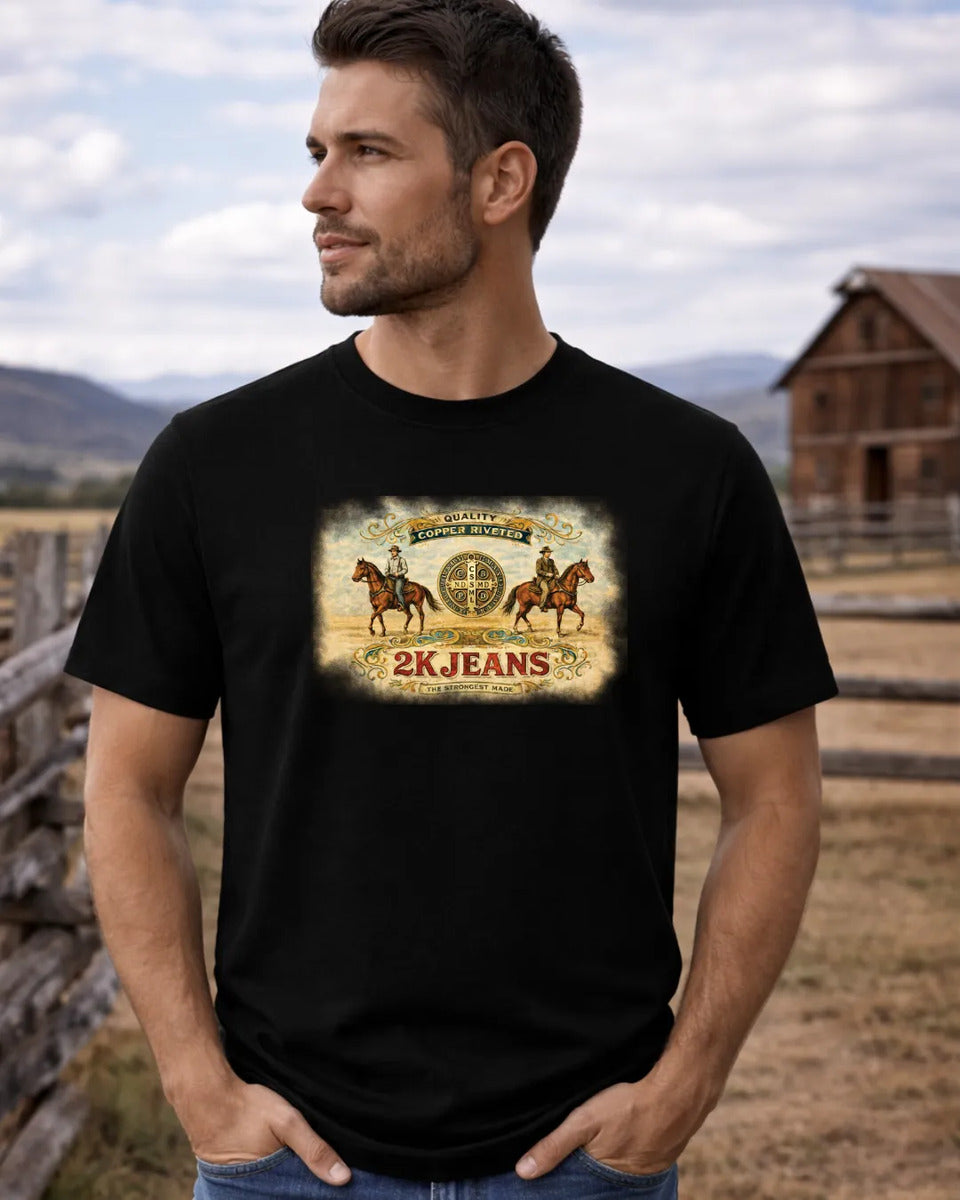 Camiseta Masculina 2k Jeans Signature  Premium Manga Curta