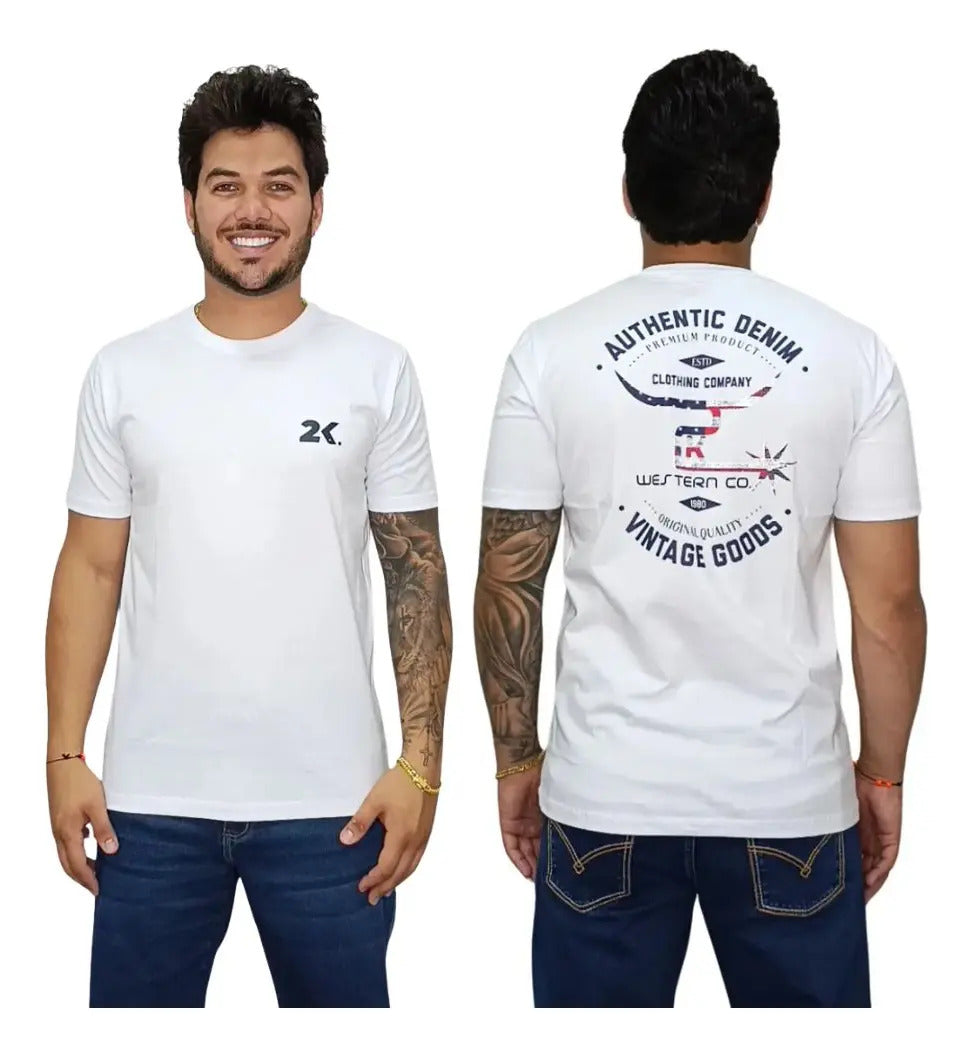 Camiseta Masculina Country 2k Jeans Vintage Goods