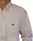 Camisa Country Xadrez Masculina Manga Longa 2k Jeans 30