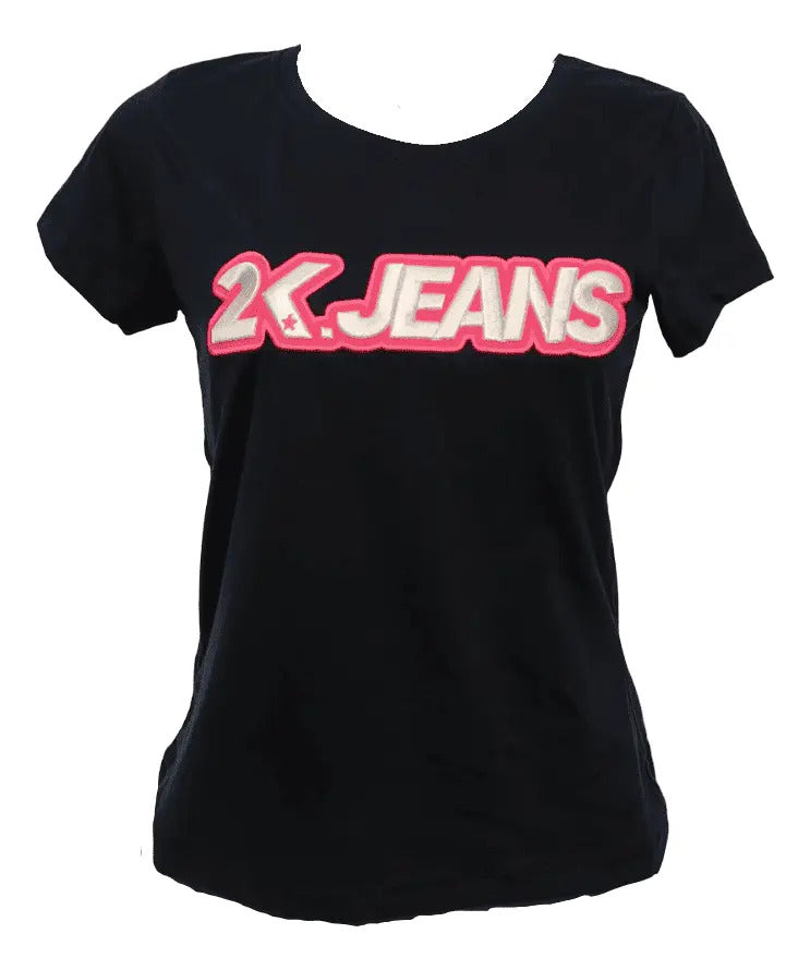 T-shirt Feminino 2k Jeans Bordado Country