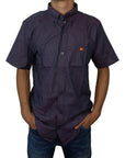 Camisa Country Xadrez Masculina 2k Jeans Manga Curta 07