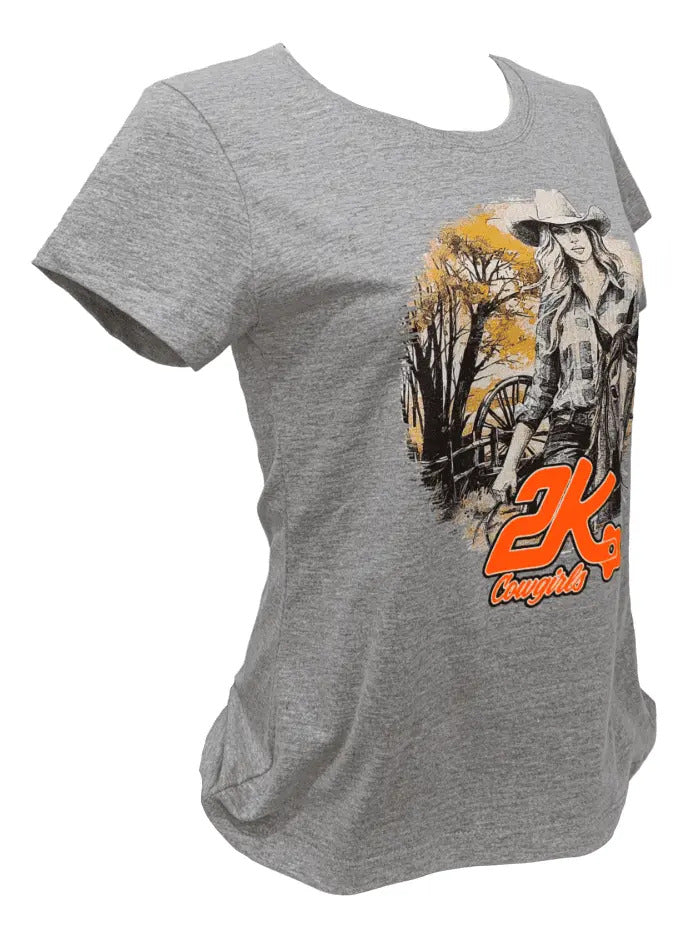 T-shirt Feminino 2k Jeans Cowgirl Country