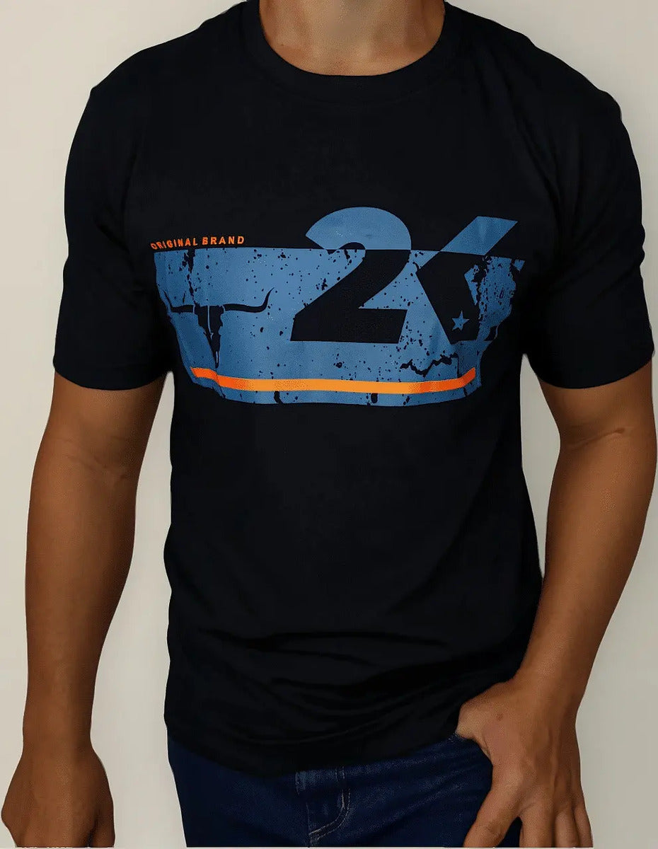 Camiseta Masculina 2k Jeans Estampado