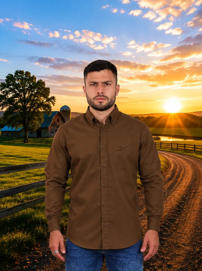 Camisa Manga Longa Lisa 2k Jeans