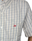 Camisa Country Xadrez Masculina 2k Jeans Manga Curta 09