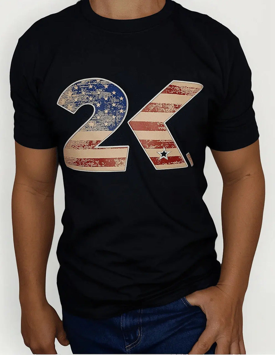 Camiseta Masculina Country 2k Americano Estamapado