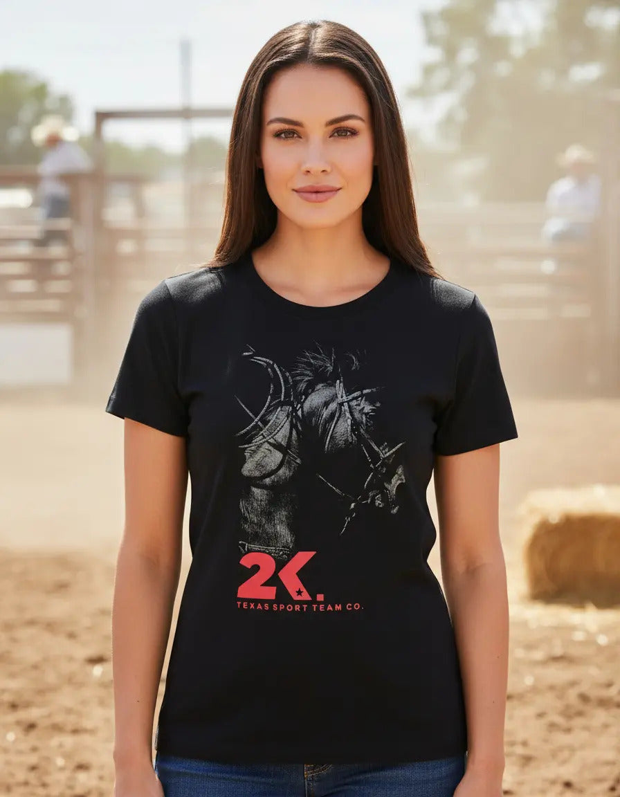 T-shirt Feminino 2k Texas Horse Country