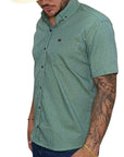Camisa Country Xadrez Masculina 2k Jeans Manga Curta