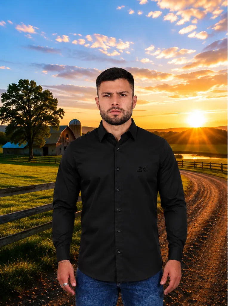 Camisa Manga Longa Lisa 2k Jeans