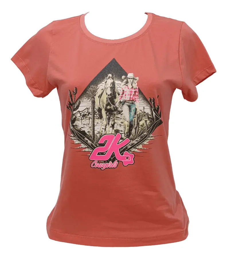 T-shirt Feminino 2k Cowgirl Country