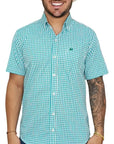 Camisa Country Xadrez Masculina 2k Jeans Manga Curta