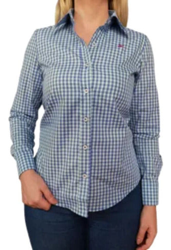 Camisa Xadrez Feminino Manga Longa 2k Jeans