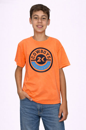 Camiseta Infantil Juvenil Menino 2k Kids Cowboys