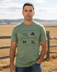 Camiseta Masculina Country 2k Jeans Country Estampada