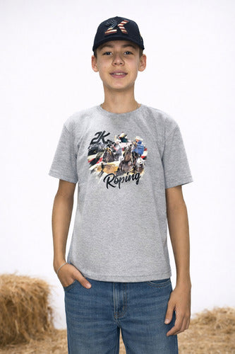 Camiseta Infantil Juvenil Menino 2k Kids Pro Rodeo