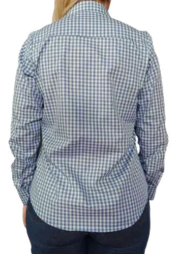 Camisa Xadrez Feminino Manga Longa 2k Jeans