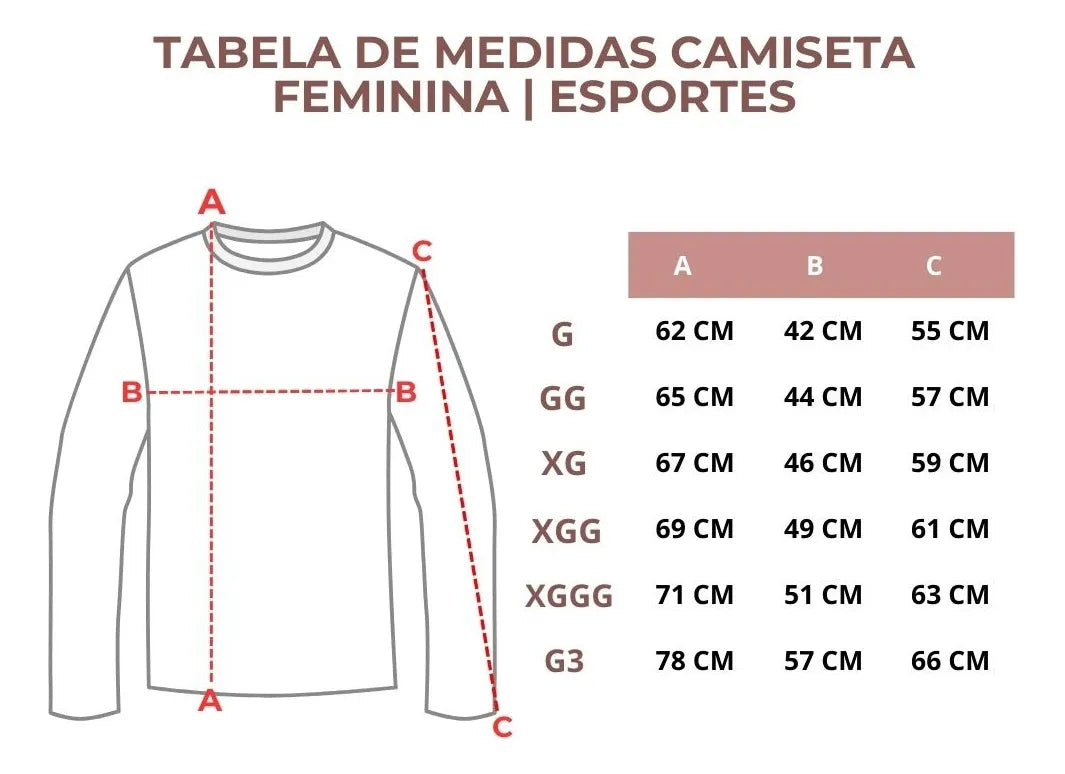 Camiseta 2k Sports Feminina | Laranja manga longa